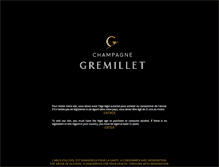 Tablet Screenshot of champagnegremillet.fr